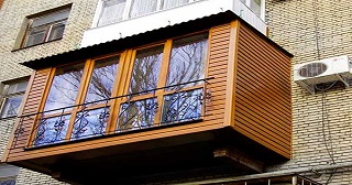 Внешняя отделка балкона Алейск цена от 1058 руб. м/2.
